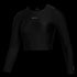 Sunn L/S Crop Rashvest Women - Black